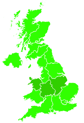 Click on a region for air pollution levels for 21/09/2026