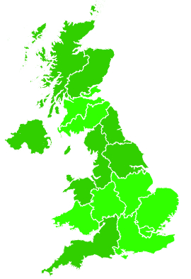 Click on a region for air pollution levels for 21/11/2024