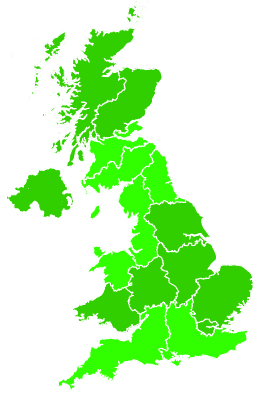 Click on a region for air pollution levels for 21/12/2021