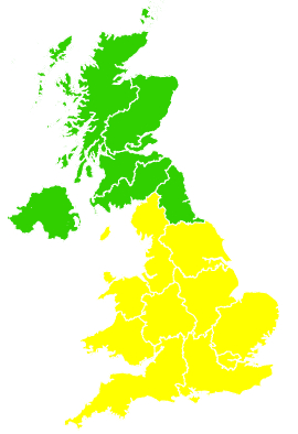 Click on a region for air pollution levels for 22/04/2020