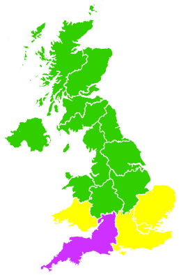 Click on a region for air pollution levels for 22/04/2026