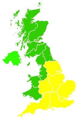 Click on a region for air pollution levels for 22/05/2026