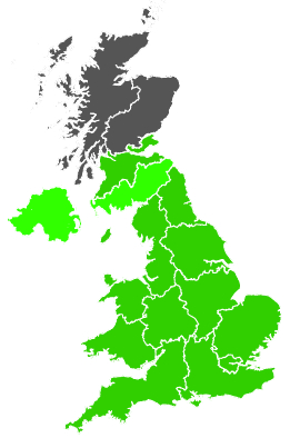 Click on a region for air pollution levels for 22/06/1994