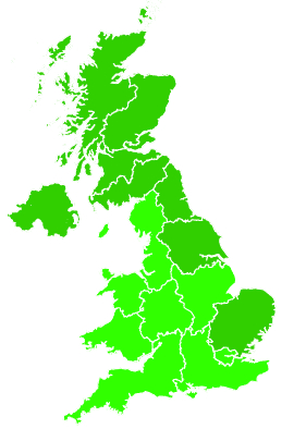 Click on a region for air pollution levels for 22/07/2017