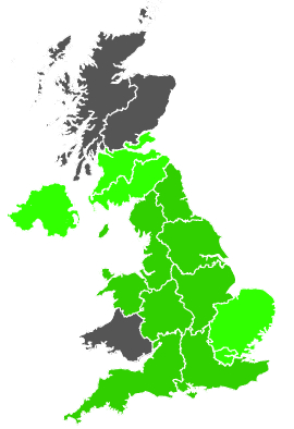 Click on a region for air pollution levels for 22/08/1989