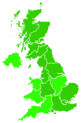 Click on a region for air pollution levels for 22/09/2011