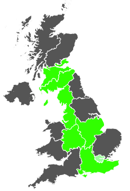 Click on a region for air pollution levels for 22/12/1986