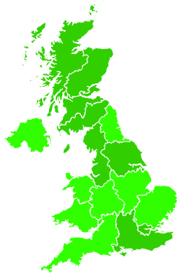 Click on a region for air pollution levels for 23/01/2020