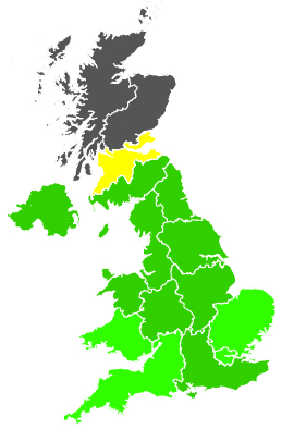 Click on a region for air pollution levels for 23/03/1994