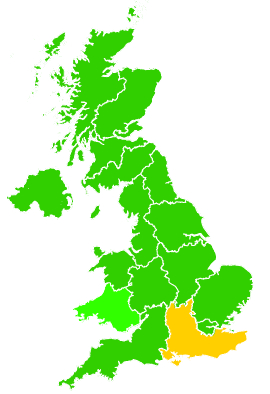 Click on a region for air pollution levels for 23/03/2013