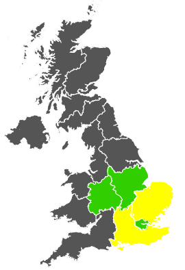 Click on a region for air pollution levels for 23/04/1984