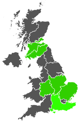 Click on a region for air pollution levels for 23/04/1986