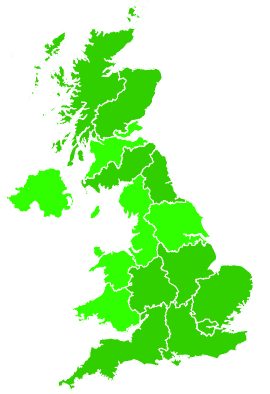 Click on a region for air pollution levels for 23/07/2023