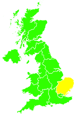 Click on a region for air pollution levels for 23/08/2022
