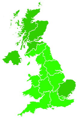 Click on a region for air pollution levels for 23/11/2010