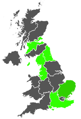 Click on a region for air pollution levels for 24/01/1987
