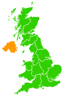 Click on a region for air pollution levels for 24/01/2011