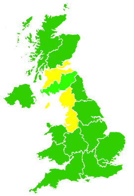 Click on a region for air pollution levels for 24/01/2019