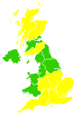 Click on a region for air pollution levels for 24/04/2026