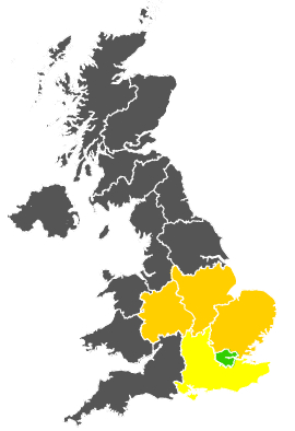 Click on a region for air pollution levels for 24/05/1984