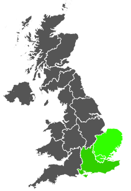 Click on a region for air pollution levels for 25/09/1984