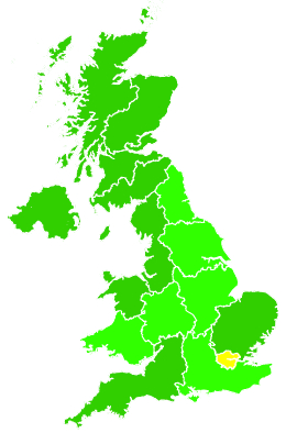 Click on a region for air pollution levels for 26/01/2007