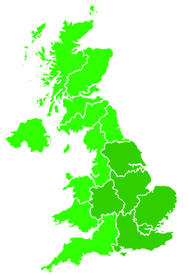 Click on a region for air pollution levels for 26/07/2025
