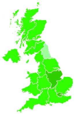 Click on a region for air pollution levels for 26/07/2026
