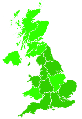 Click on a region for air pollution levels for 26/08/2012
