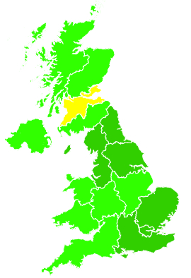 Click on a region for air pollution levels for 26/09/2012