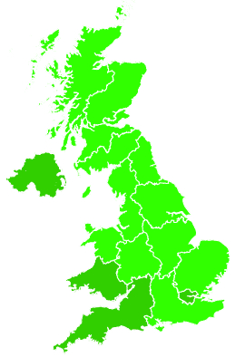 Click on a region for air pollution levels for 26/09/2016