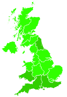 Click on a region for air pollution levels for 26/10/2023