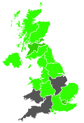 Click on a region for air pollution levels for 26/11/1987