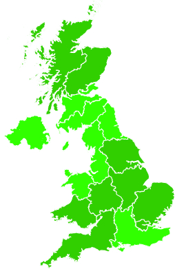 Click on a region for air pollution levels for 26/11/2020