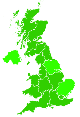 Click on a region for air pollution levels for 26/11/2024