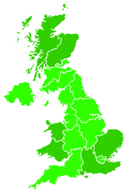 Click on a region for air pollution levels for 26/11/2025