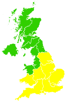Click on a region for air pollution levels for 27/05/2013