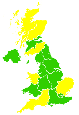 Click on a region for air pollution levels for 27/05/2017