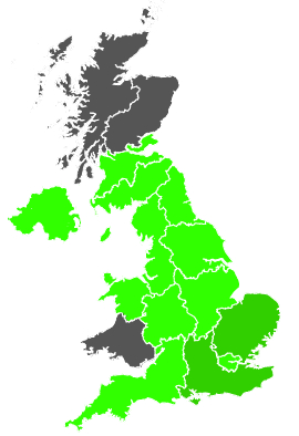 Click on a region for air pollution levels for 27/07/1989
