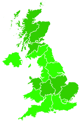 Click on a region for air pollution levels for 27/07/1993