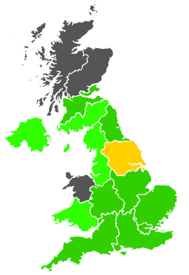 Click on a region for air pollution levels for 27/08/1996