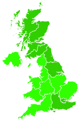Click on a region for air pollution levels for 27/09/2014