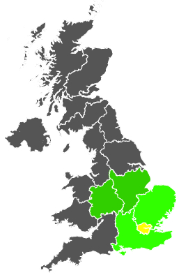 Click on a region for air pollution levels for 27/10/1984