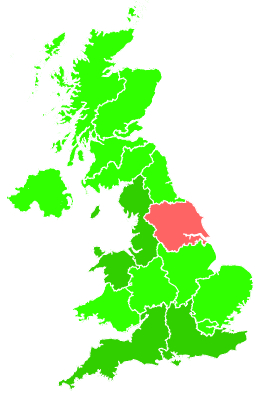 Click on a region for air pollution levels for 27/10/1992