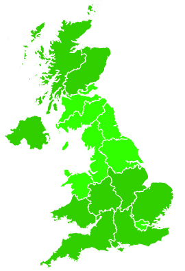 Click on a region for air pollution levels for 27/11/2024