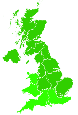 Click on a region for air pollution levels for 28/06/2014