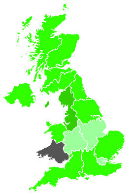 Click on a region for air pollution levels for 28/07/1987