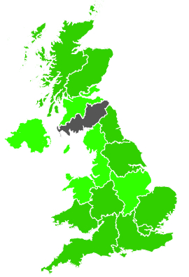 Click on a region for air pollution levels for 28/07/1998