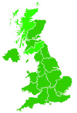 Click on a region for air pollution levels for 28/07/2005
