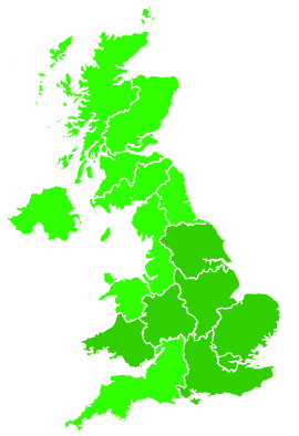 Click on a region for air pollution levels for 28/08/2006